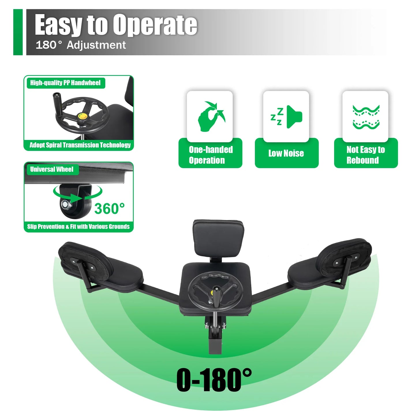 Leg Stretcher Machine 180 Degree Split Trainer Backrest