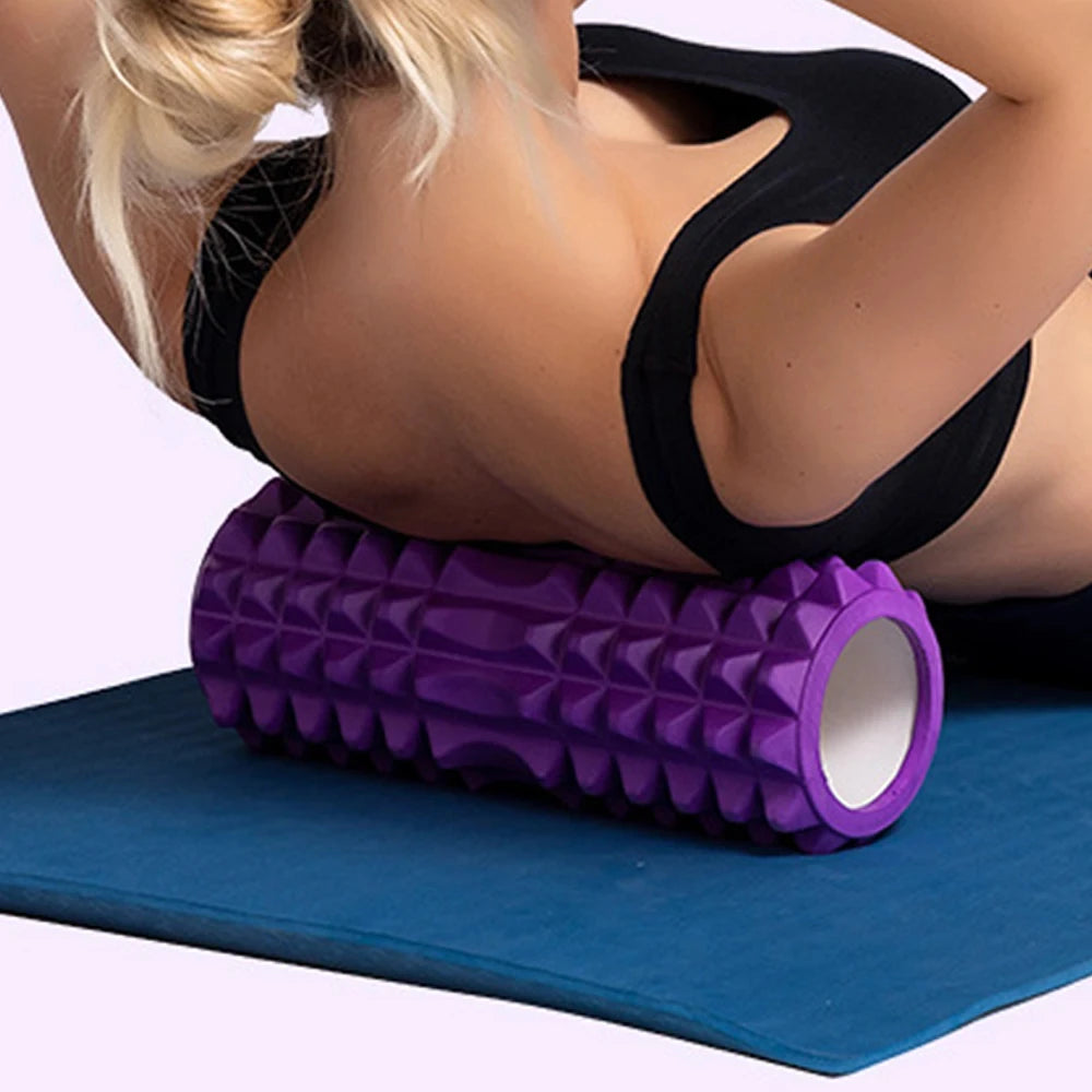 Foam Roller Grid Trigger Point Therapy For Yoga And Massage