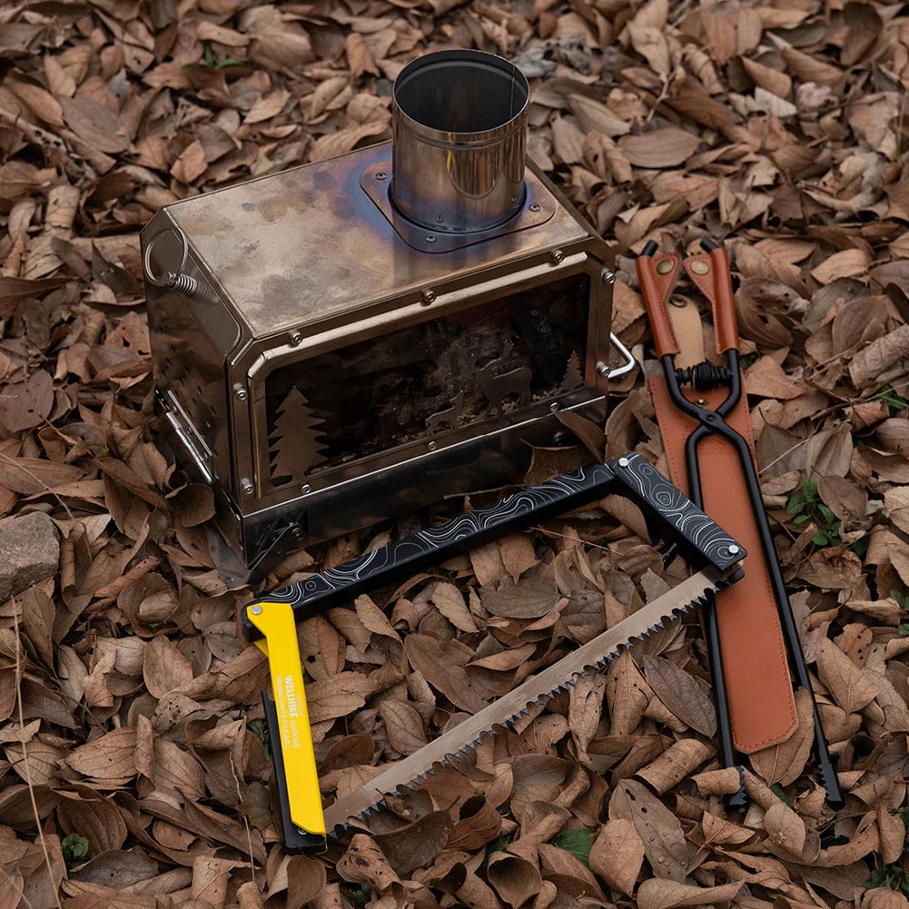 Folding Hand Saw For Camping Storage Bag Aluminum Alloy