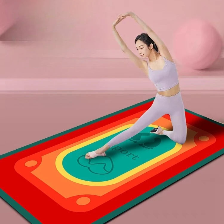 Yoga Mat Rug Double Sided Shock Absorbing Eco Friendly