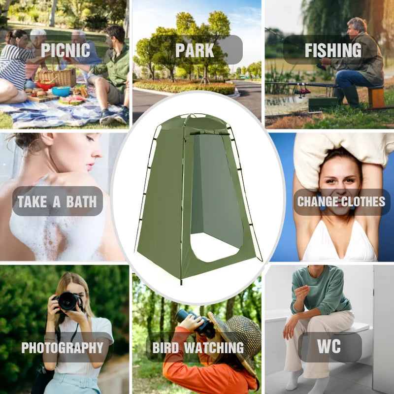 West Tune Portable Privacy Shower Tent For Camping