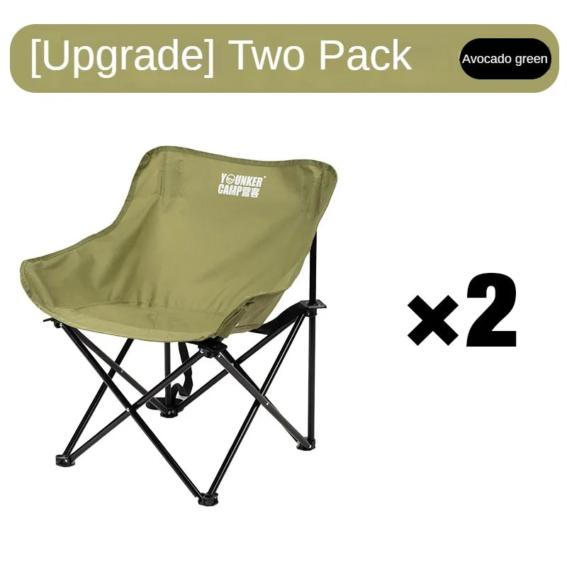 Outdoor Folding Moon Chair For Camping
