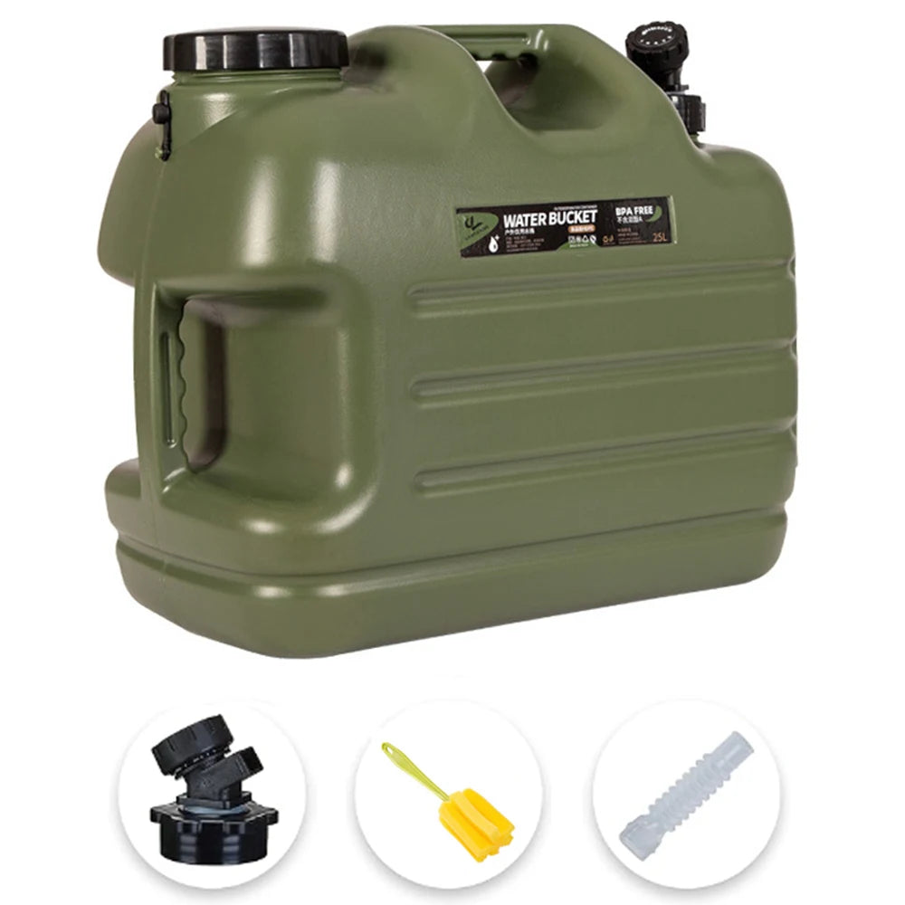 Desert Fox Water Tank Carrier With Spigot For Camping
