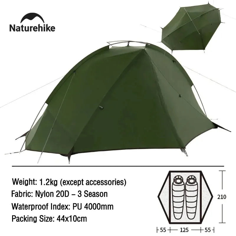 Naturehike Ultralight Camping Tent Waterproof Canopy