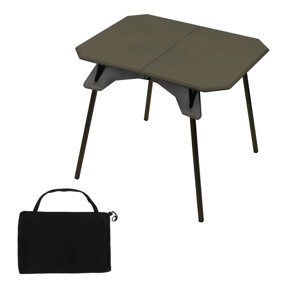 XIUWO Folding Camping Table Wood Portable Outdoor Table