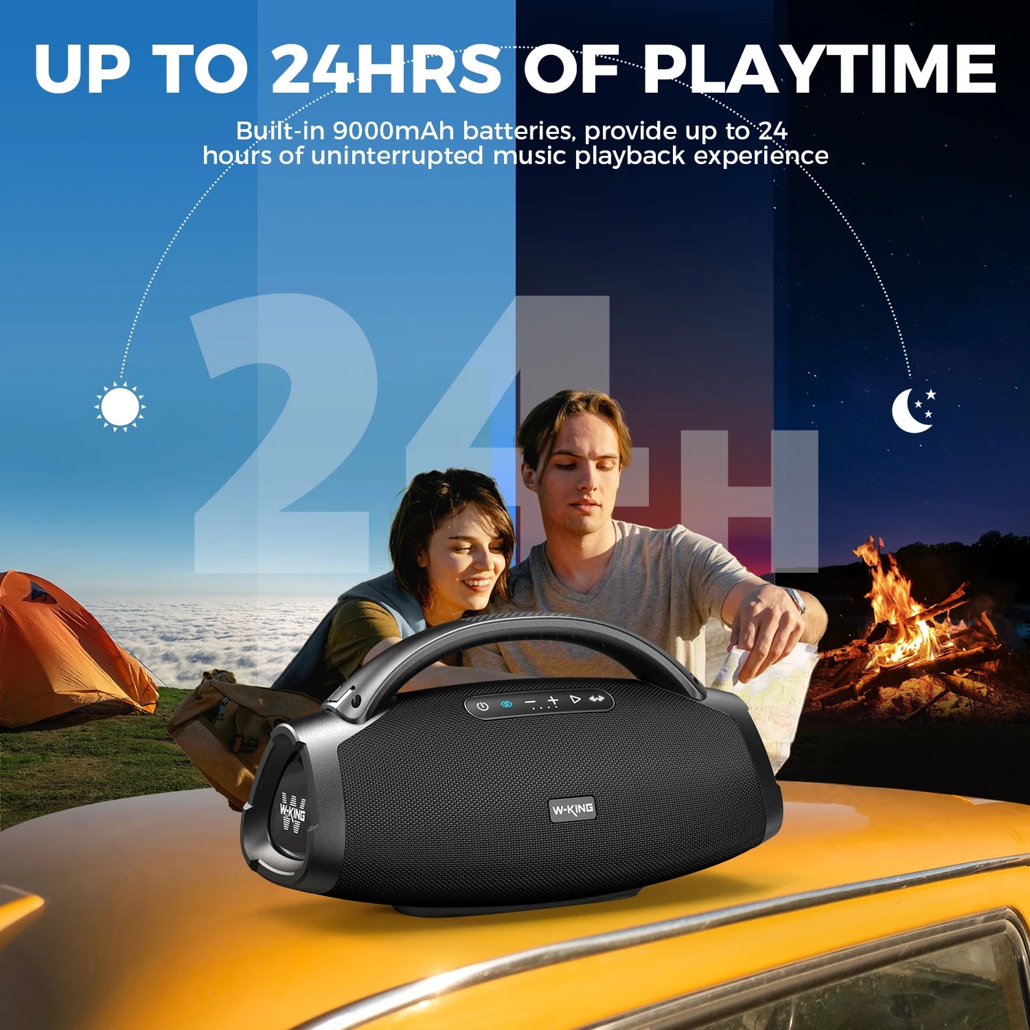 W-King D20 Portable 200W Bluetooth Party Speaker