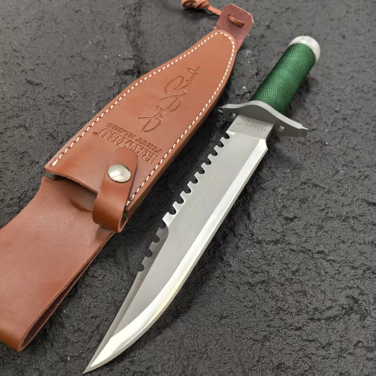 Gdekls Stainless Steel Fixed Blade Outdoor Knife With Sheath
