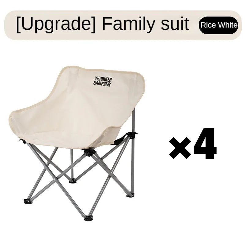 Outdoor Folding Moon Chair For Camping