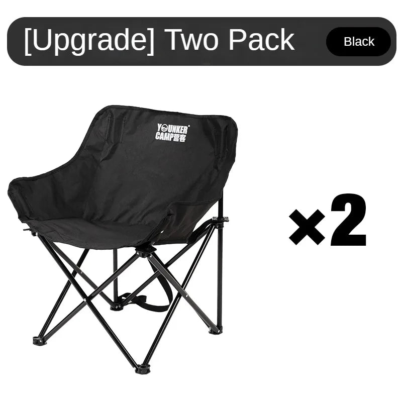 Outdoor Folding Moon Chair For Camping