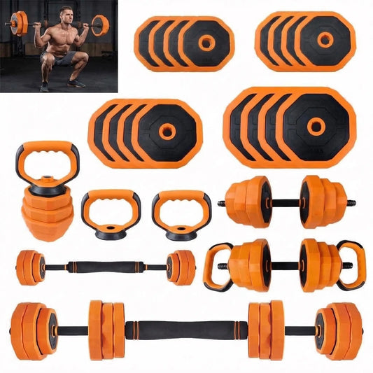 Adjustable Dumbbells 44Lb Set 4In1 Home Gym