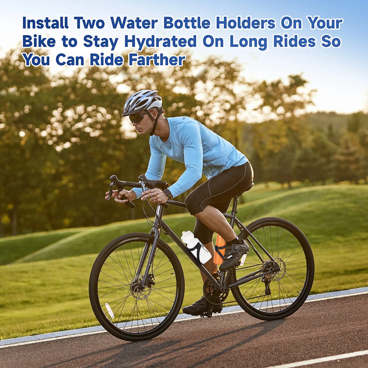 Bike Water Bottle Holder Nylon Carbon Fiber Bottle Cage