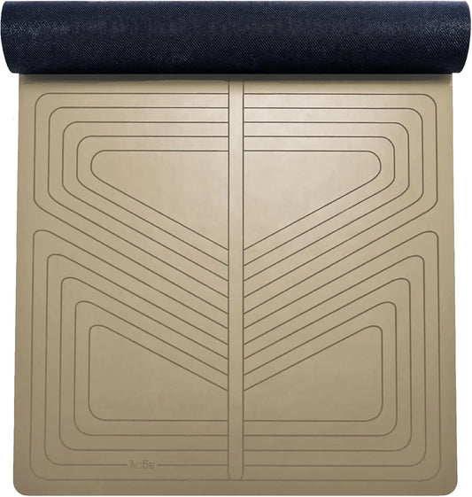 Premium Non Slip Yoga Mat With Laser Etched Alignment Grip