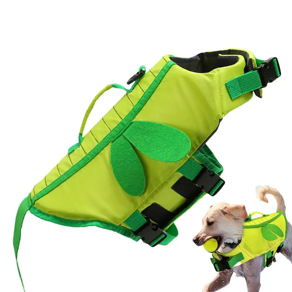 Dog Life Vest Ripstop Waterproof With Handle for Boating