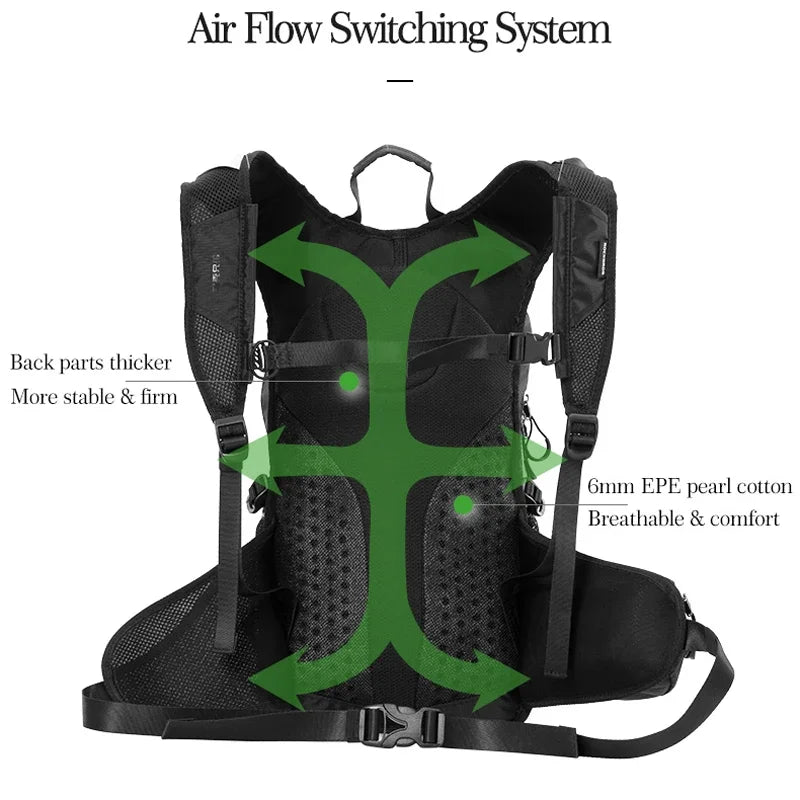 ROCKBROS Rainproof Hiking Backpack For Cycling Travel