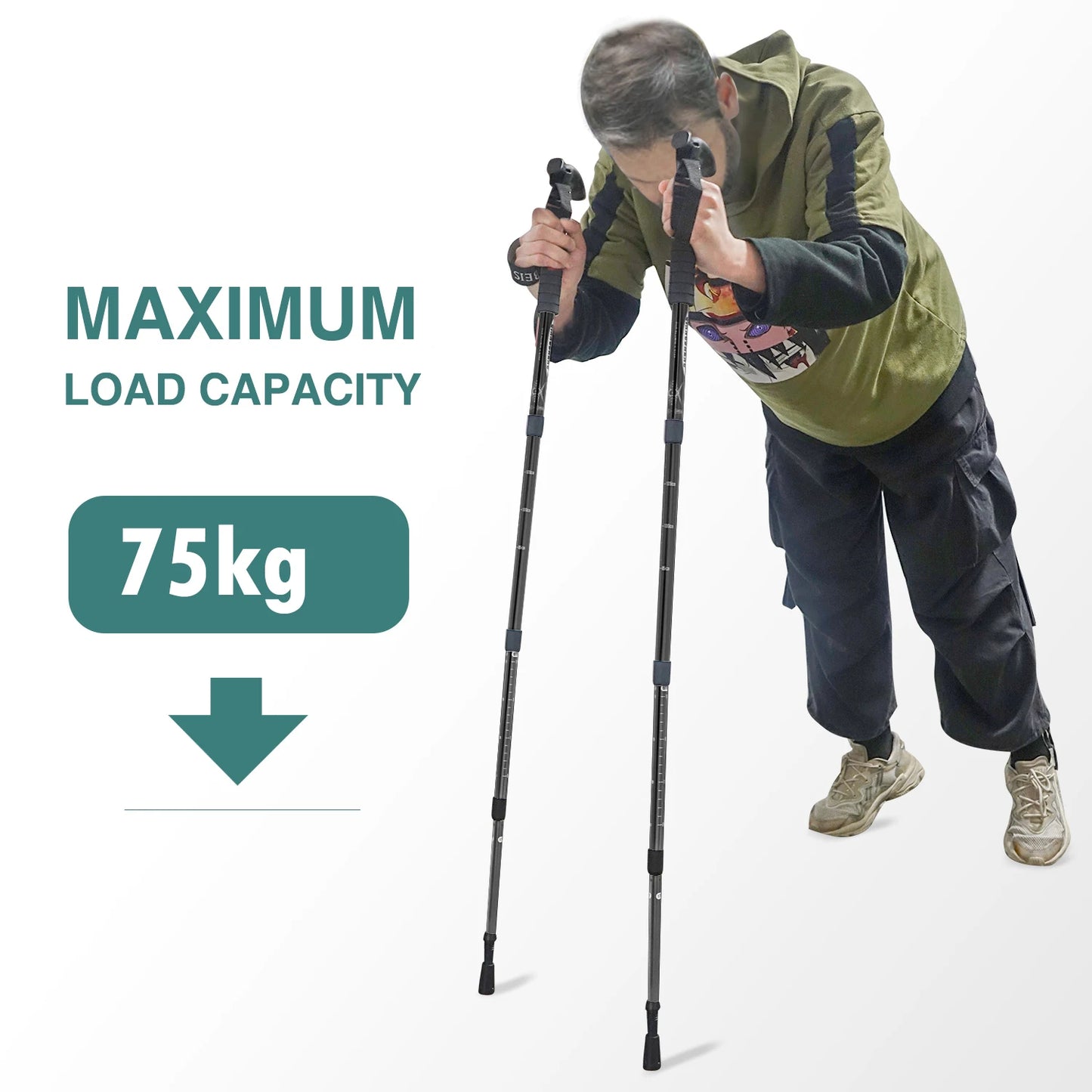 WEST TUNE Outdoor Folding Trekking Pole