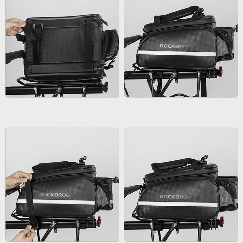 Rockbros Bicycle Seat Bag Rear Pannier for MTB Travel