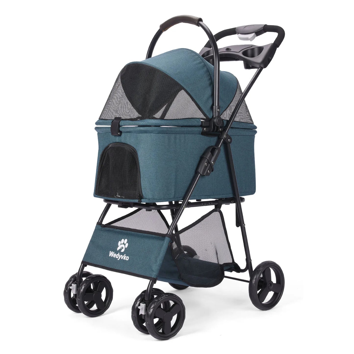 3 In 1 Pet Stroller With Removable Carrier For Dogs And Cats