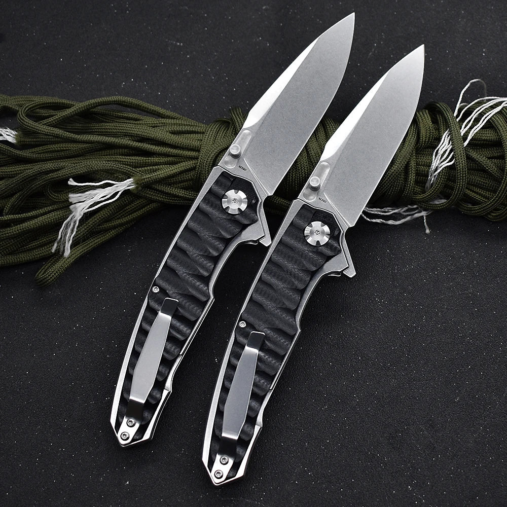 BlackDragon Folding Knife M390 Steel G10 Handle