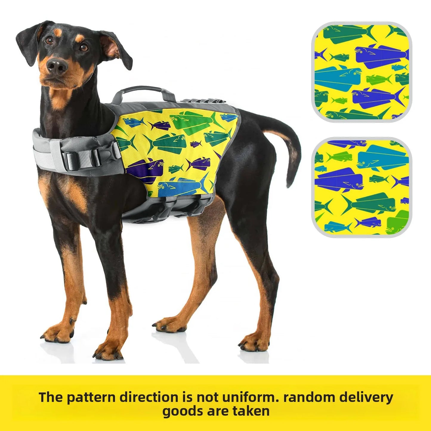 Dog Life Jacket Safety Vest Adjustable Reflective For Pets