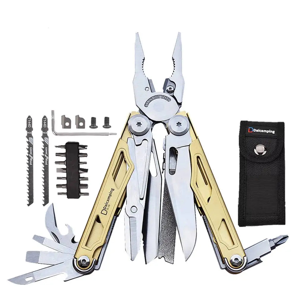 Daicamping DL30 Multitool Folding Knife Scissors EDC Plier