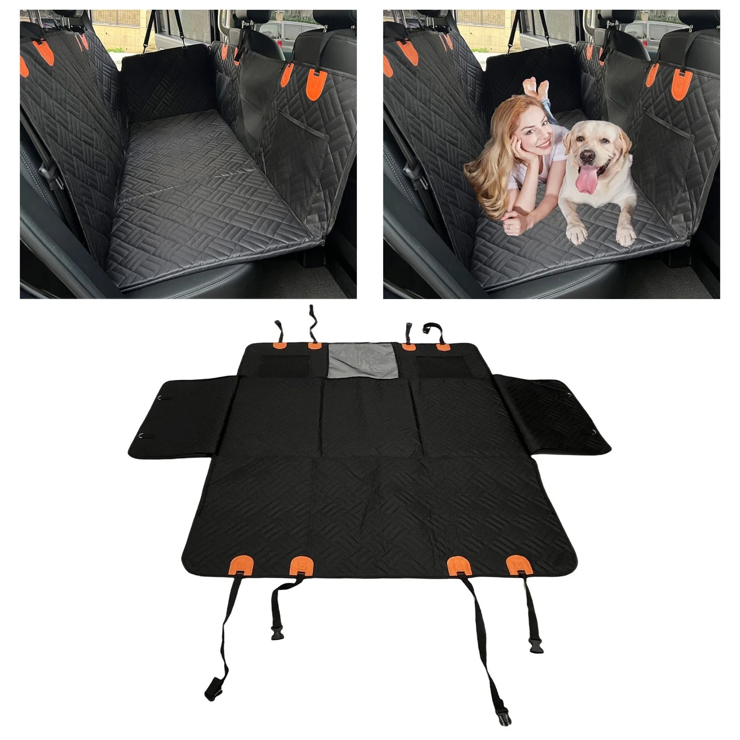 Dog Car Seat Cover Waterproof Oxford Cloth Back Seat Hammock