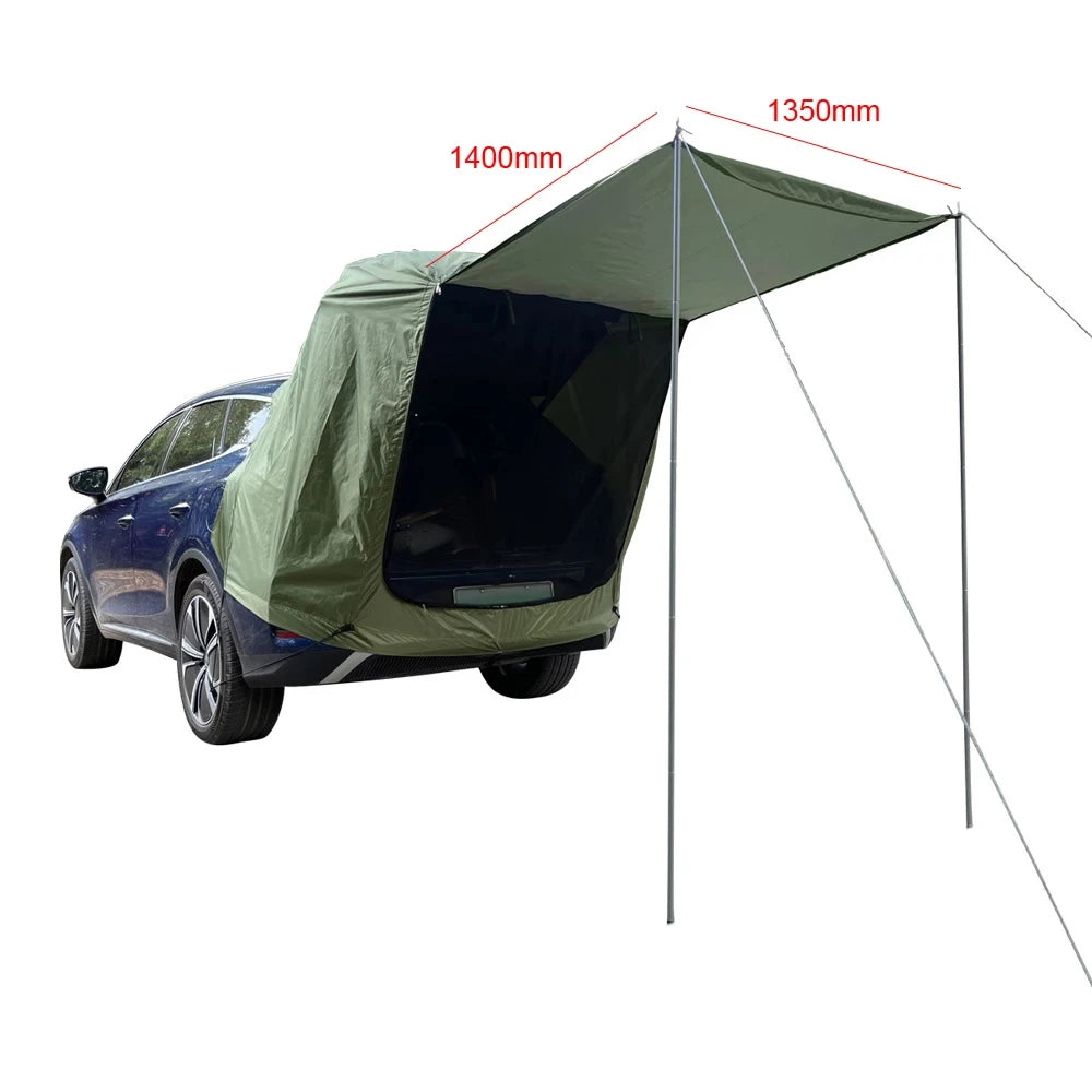 Car Rear Extension Tent for Outdoor Camping Sunshade