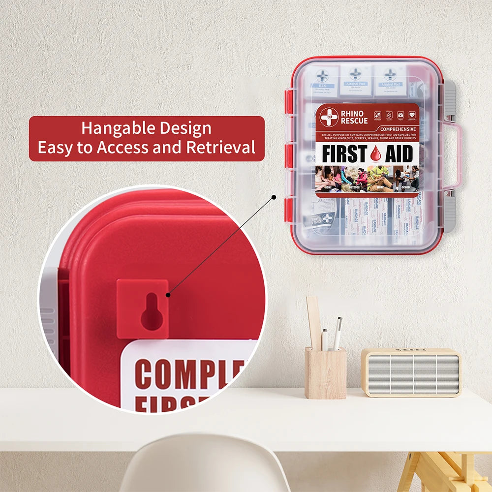 RHINO RESCUE 350-Piece OSHA First Aid Kit
