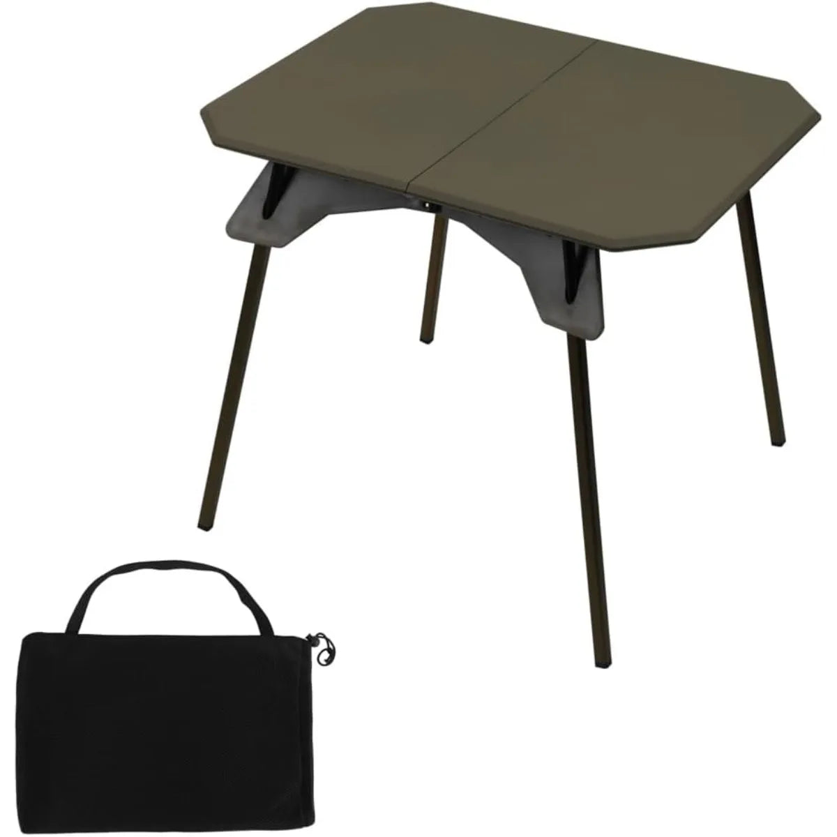 XIUWO Folding Camping Table Wood Portable Outdoor Table