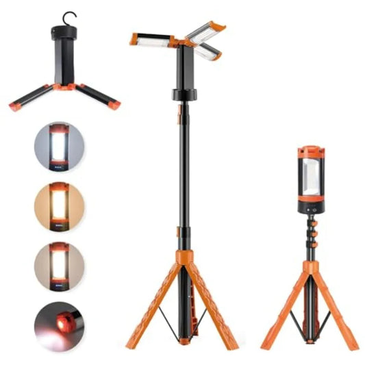 Rechargeable Camping Light With Stand Telescopic Work Light