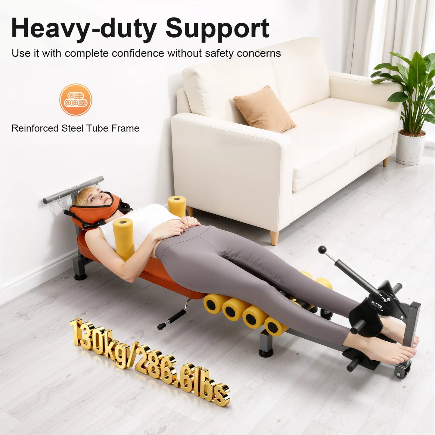 Adjustable Back Stretch Bench for Neck and Back Pain Relief