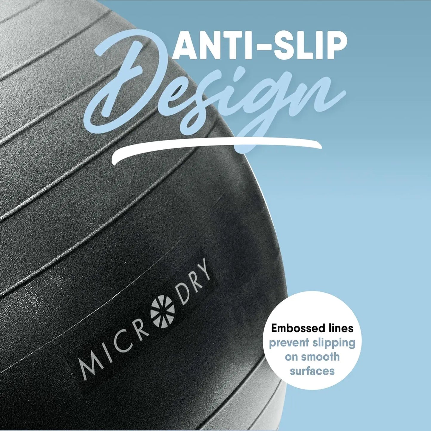 Anti Burst Stability Ball for Yoga and Pilates with Pump