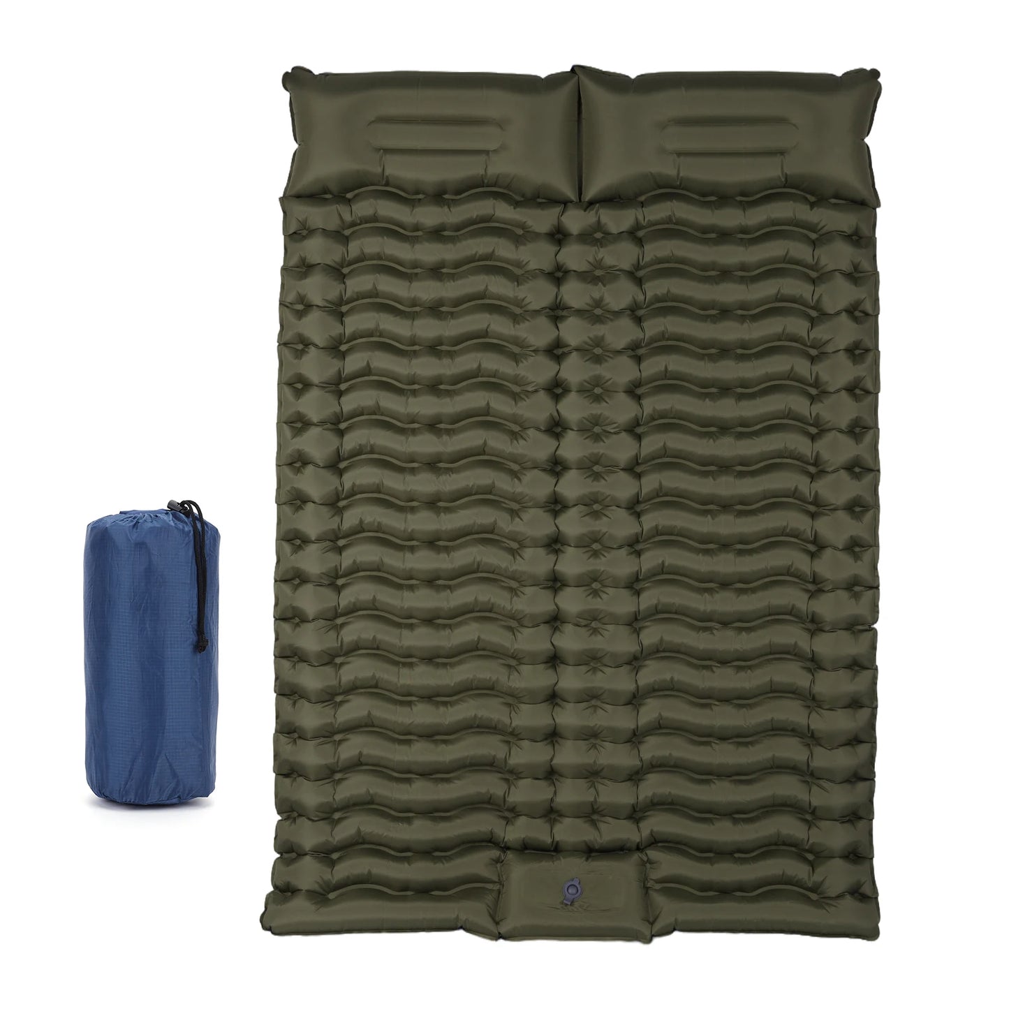 Camping Mat With Pillow Folding Air Sleeping Pad And Pump