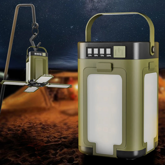 APWIKOGER Rechargeable Lantern Power Bank For Camping Hiking