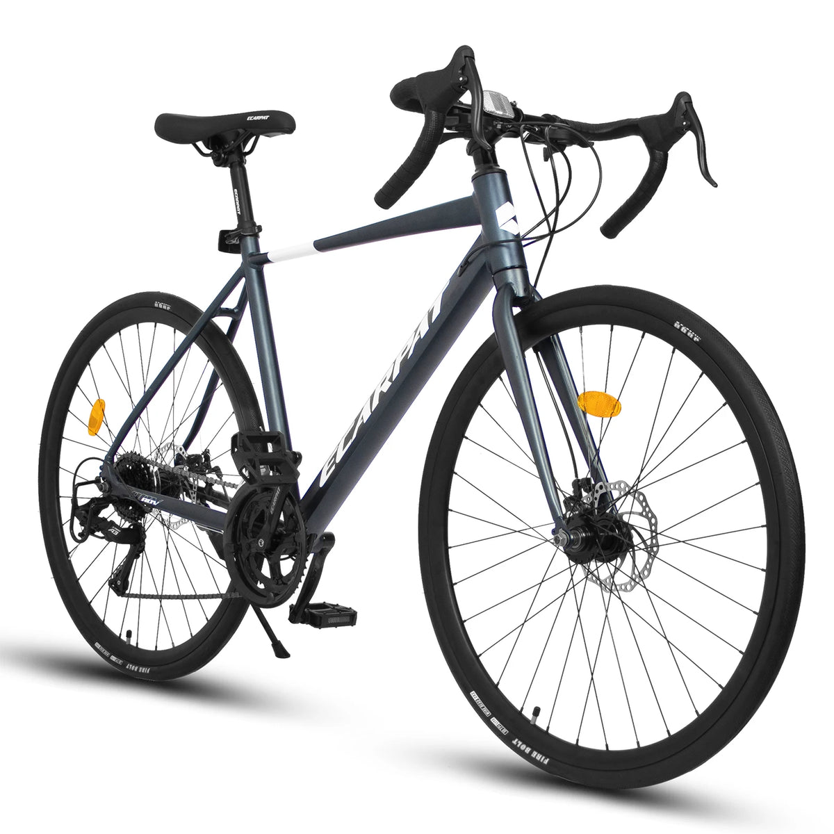 Ecarpat 16 Speed Road Bike Aluminum Frame Dual Disc Brake