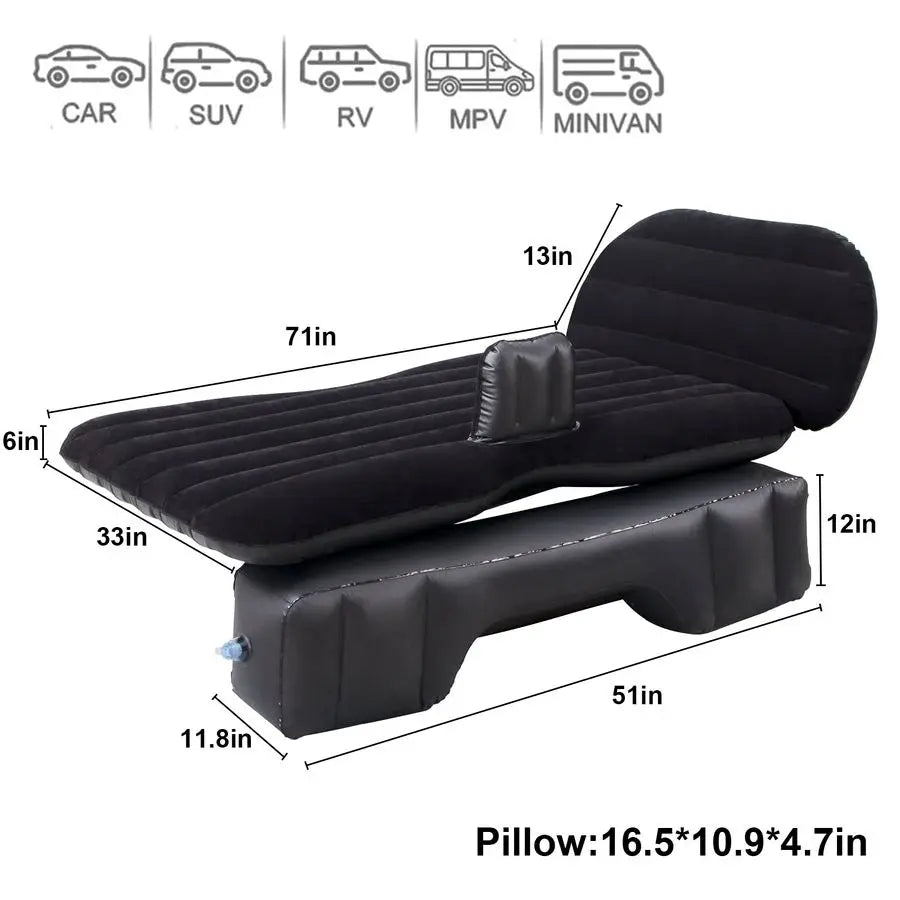 Air Mattress Back Seat Car Bed For SUV