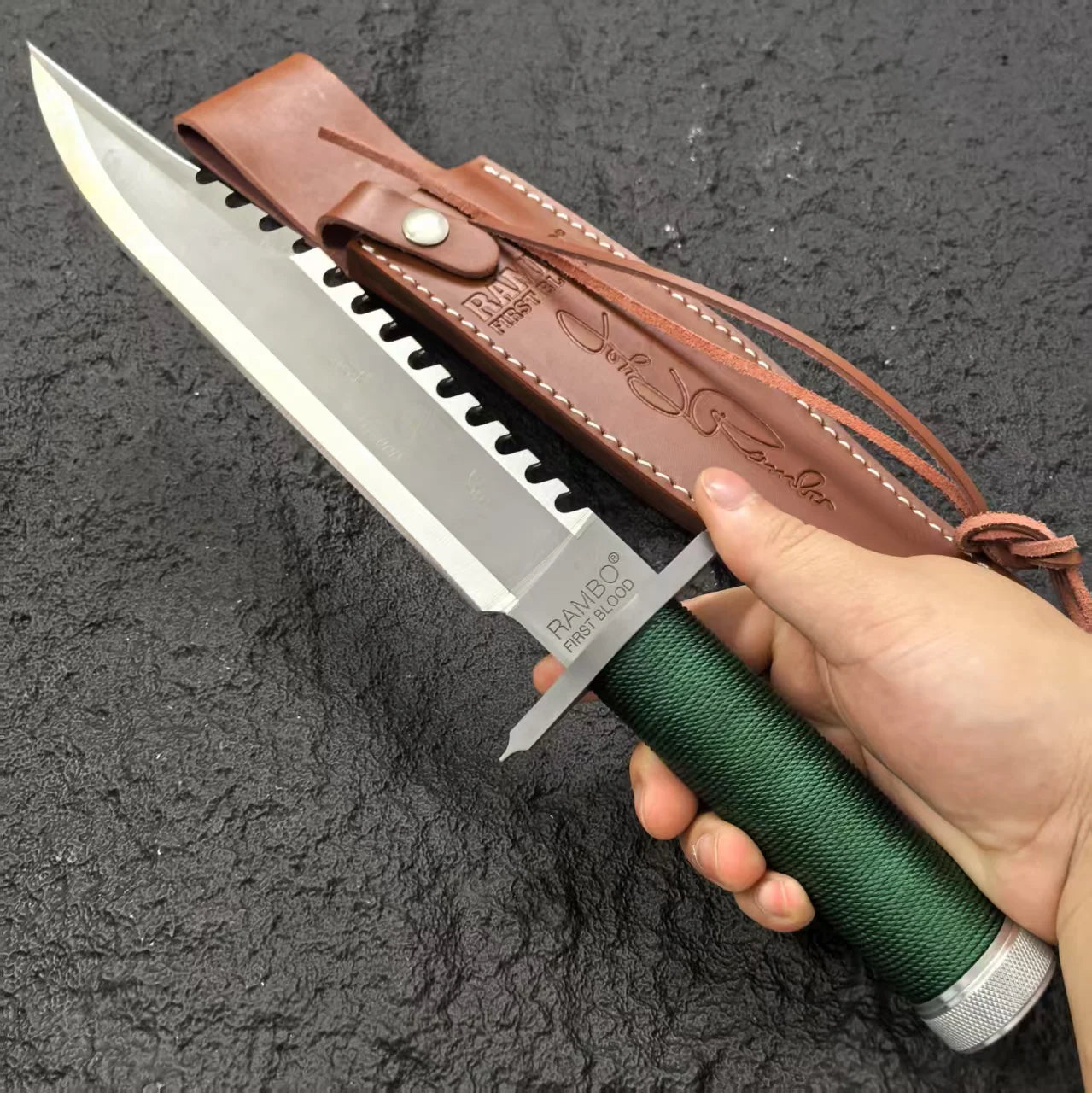 Gdekls Stainless Steel Fixed Blade Outdoor Knife With Sheath