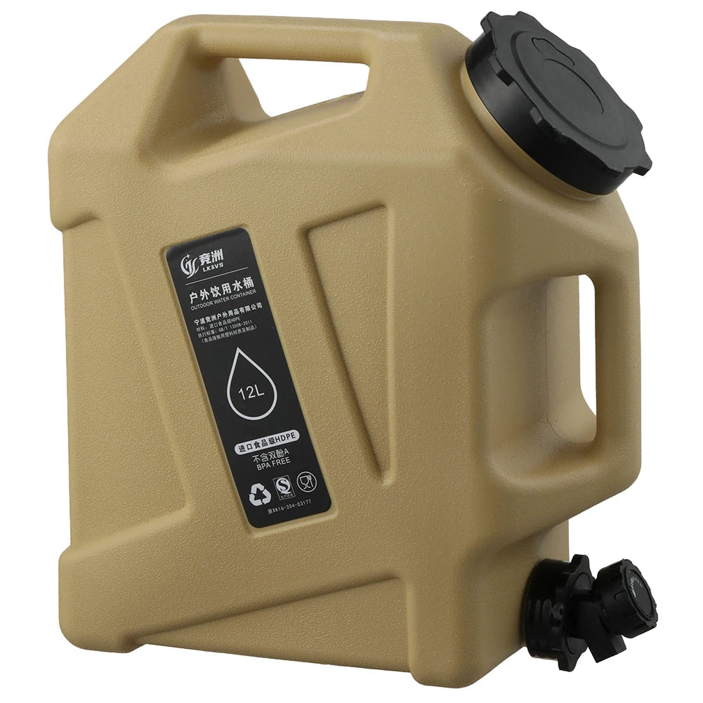 APWIKOGER 12L Camping Water Container Water Storage Carrier