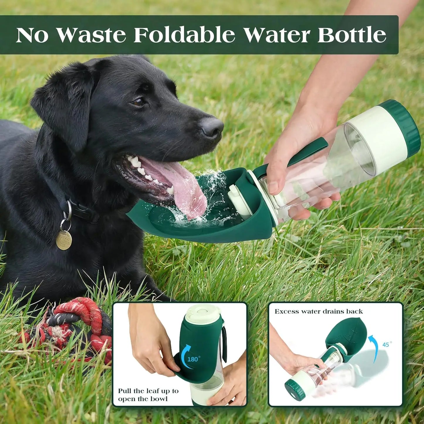 Portable Dog Water Bottle With Leak Proof Drinking Cup