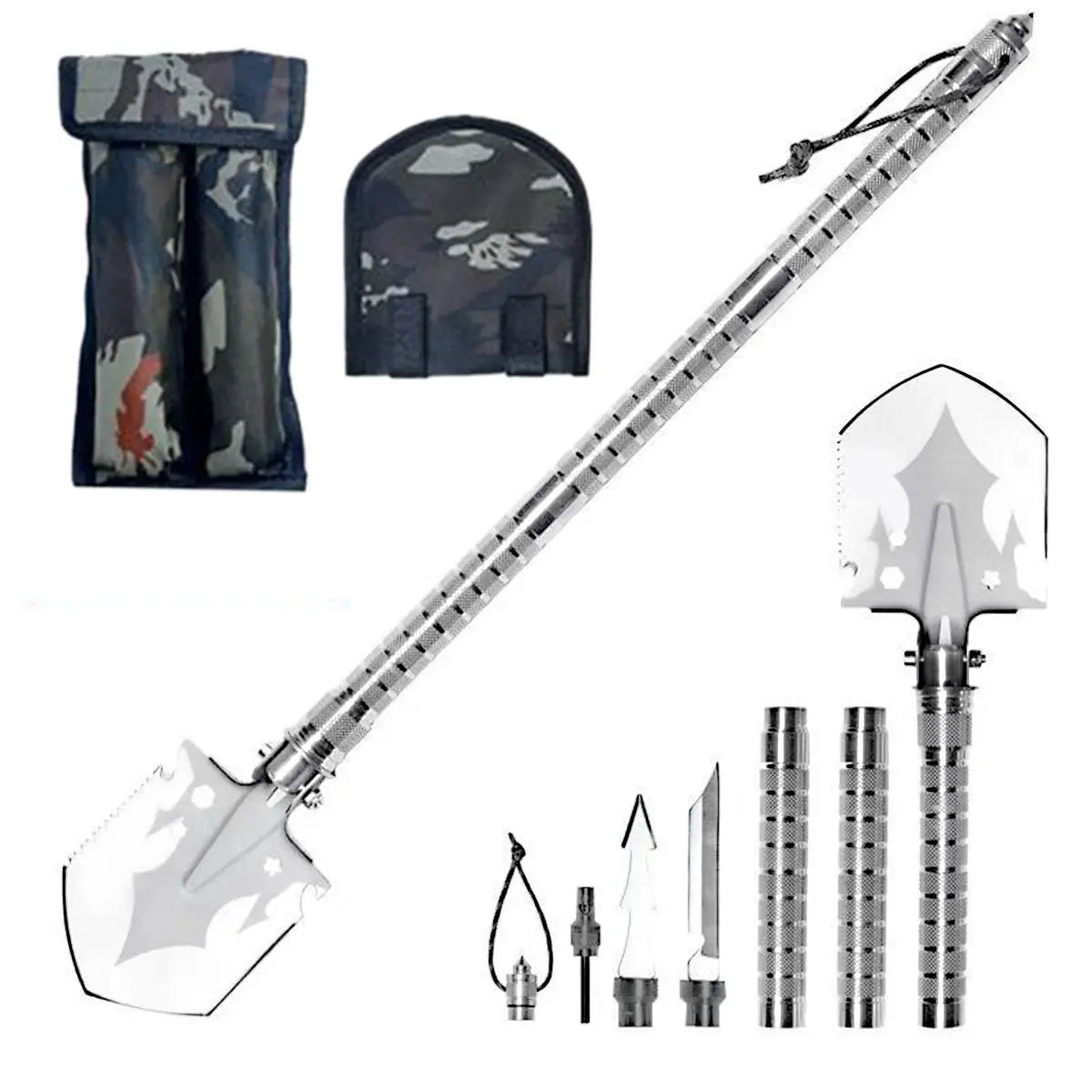 Skywolfeye Military Folding Shovel Multi Tool Outdoor Gear