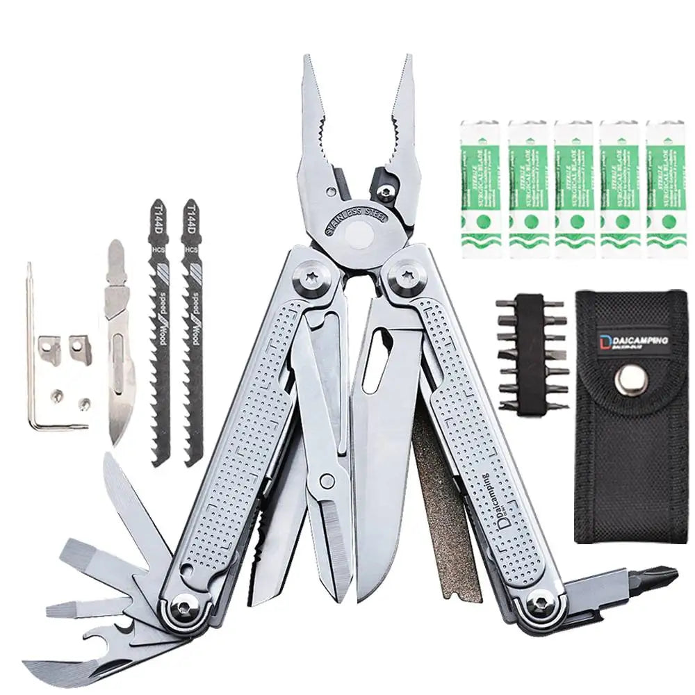 Daicamping DL30 Multitool Folding Knife Scissors EDC Plier