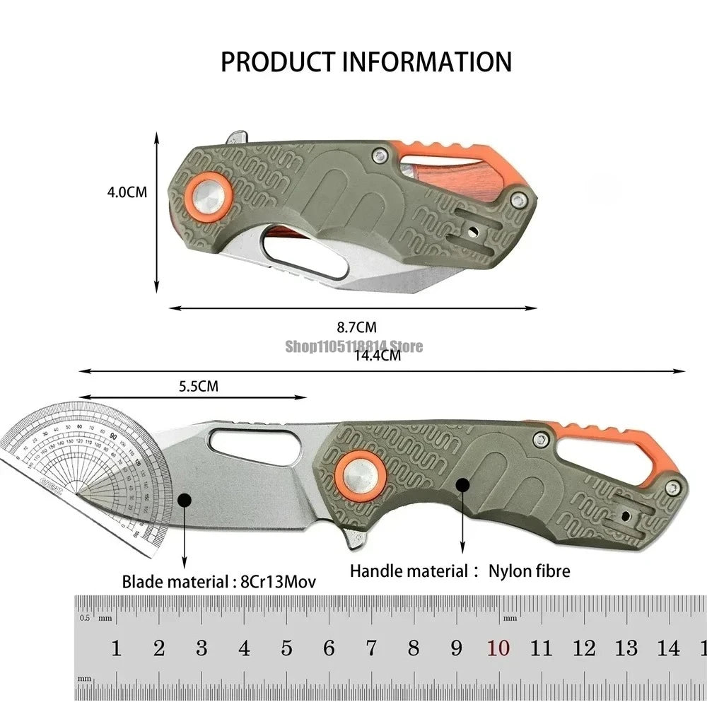 F0332 Folding Pocket Knife Outdoor Hiking Camping