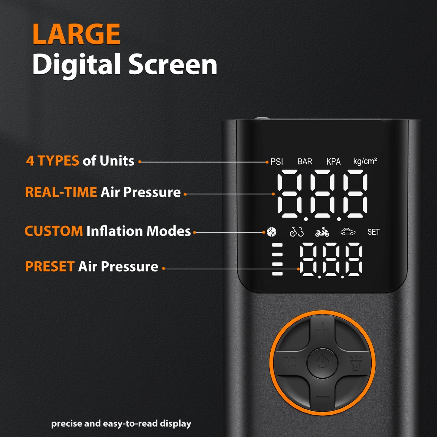 Portable Air Pump Set With Power Bank And 150Psi Tire Inflator