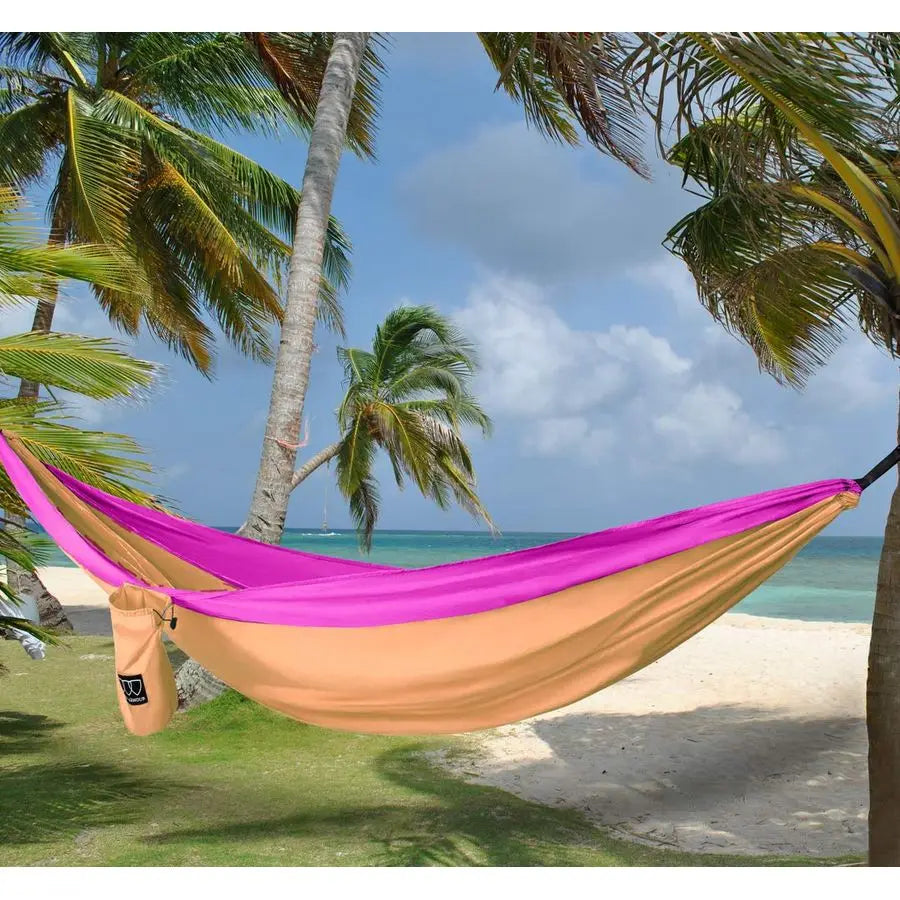 Camping Hammock Double Portable Gear With Tree Straps