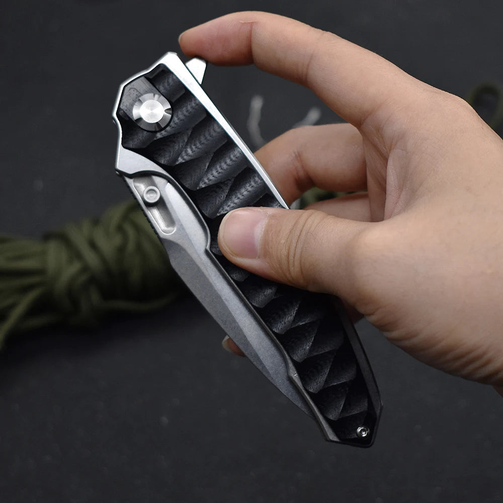 BlackDragon Folding Knife M390 Steel G10 Handle