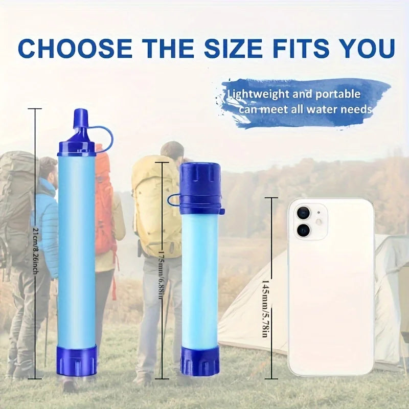 Portable Straw Water Purifier for Outdoor Survival