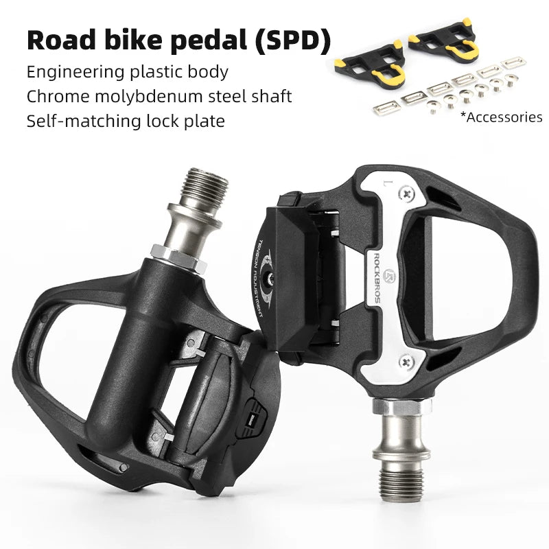 ROCKBROS SPD SL Self Locking Pedals Ultralight Aluminum