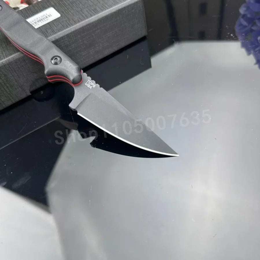 8Cr13Mov Steel Outdoor Survival Knife G10 Handle For EDC