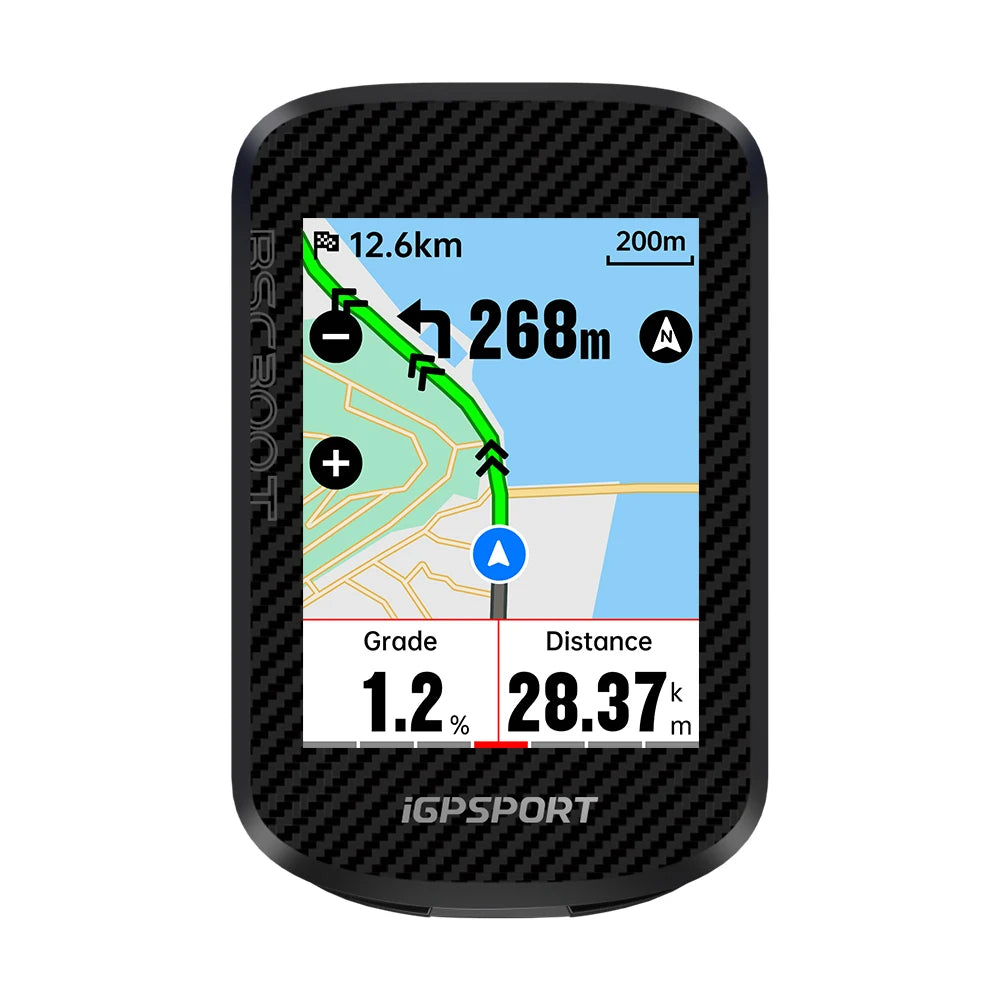 iGPSPORT BSC300T Touchscreen Bike Computer Global Maps