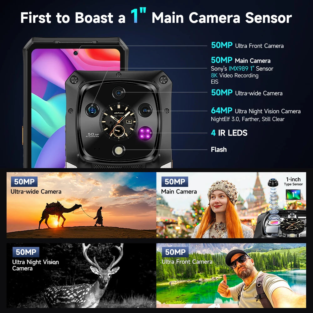 Ulefone Armor 28 Ultra AI 5G Rugged Phone 1TB ROM 32GB RAM