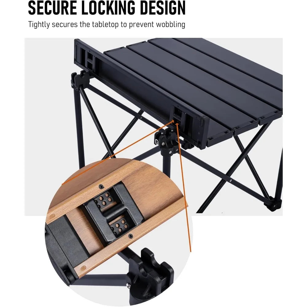 XIUWO Ultralight Aluminum Folding Camp Table For Outdoor Use